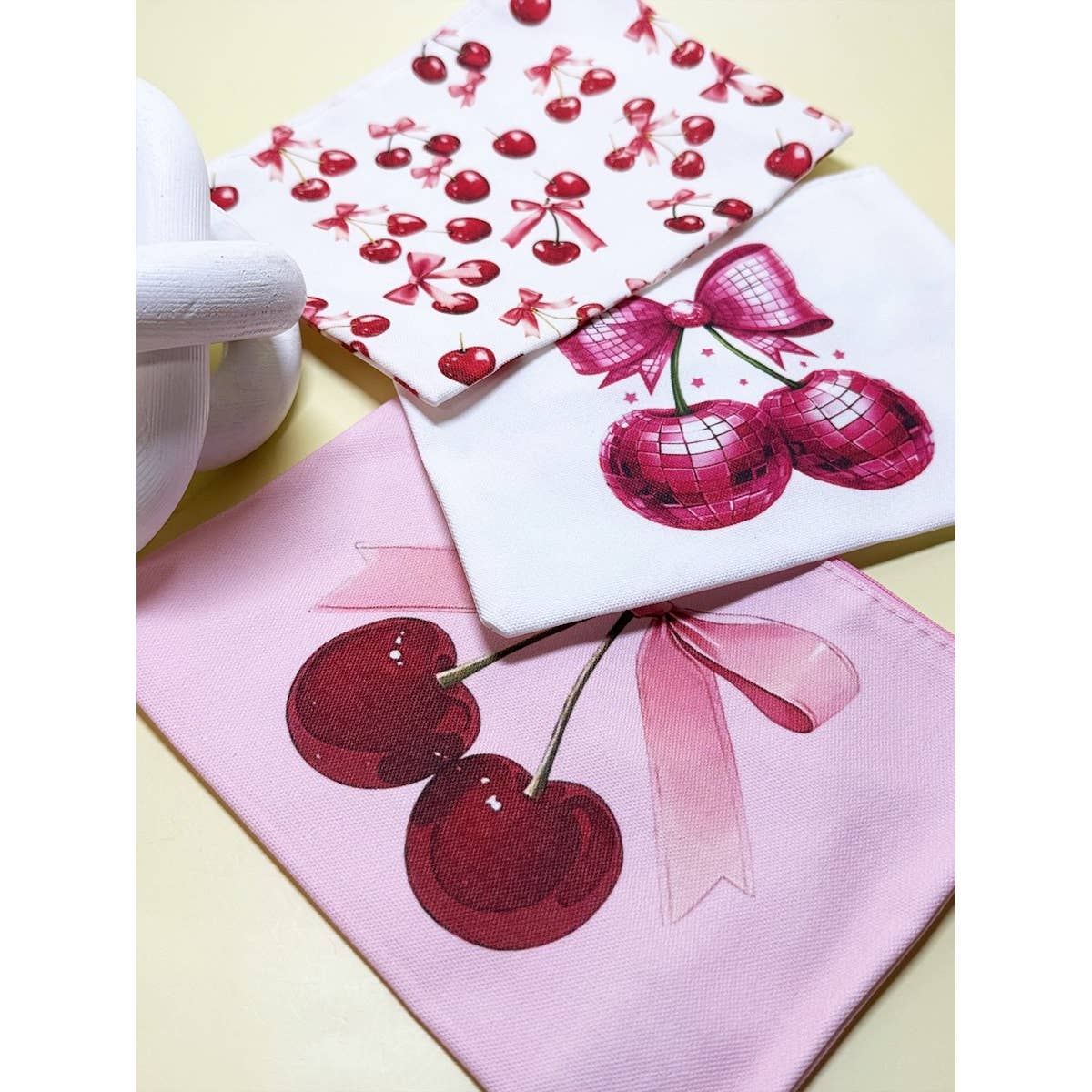 Cherry Printed Multi Use Purse