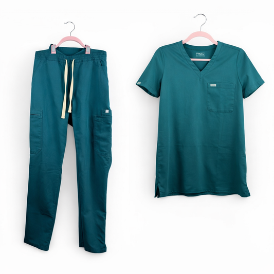 Figs Dark Teal Rafaela + Yola Set