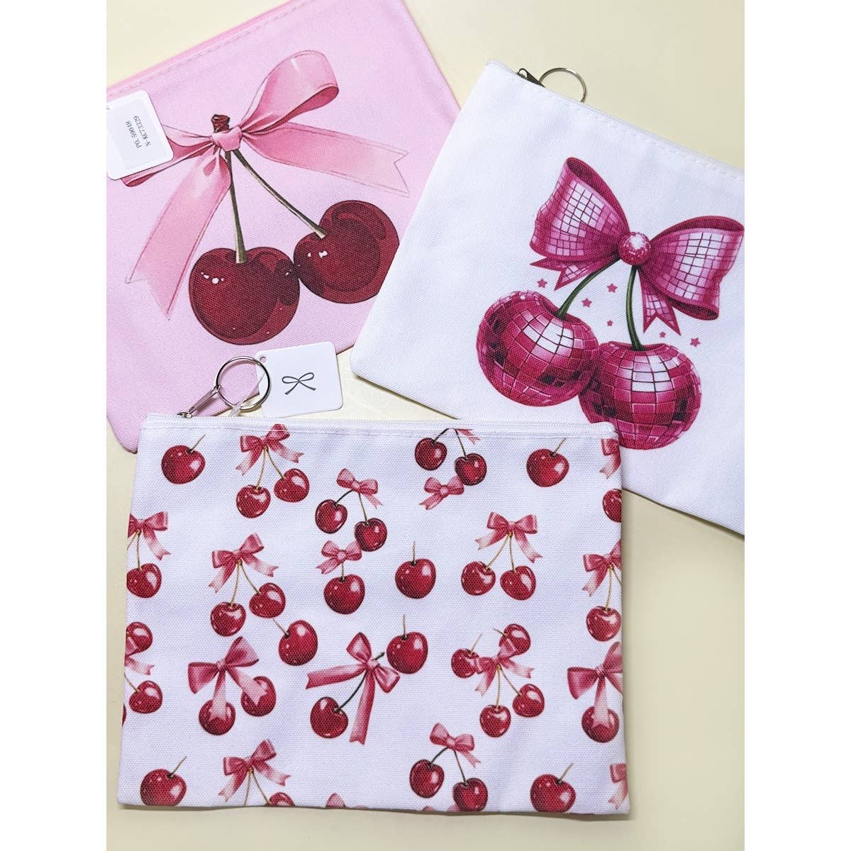 Cherry Printed Multi Use Purse
